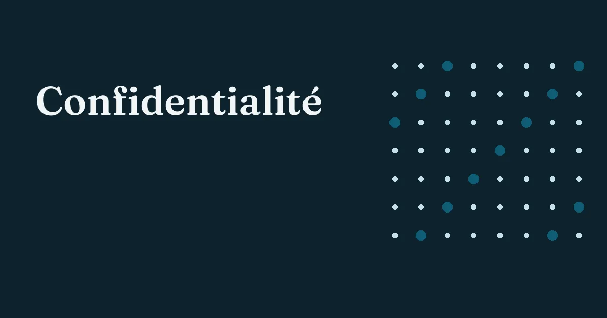 Confidentialité